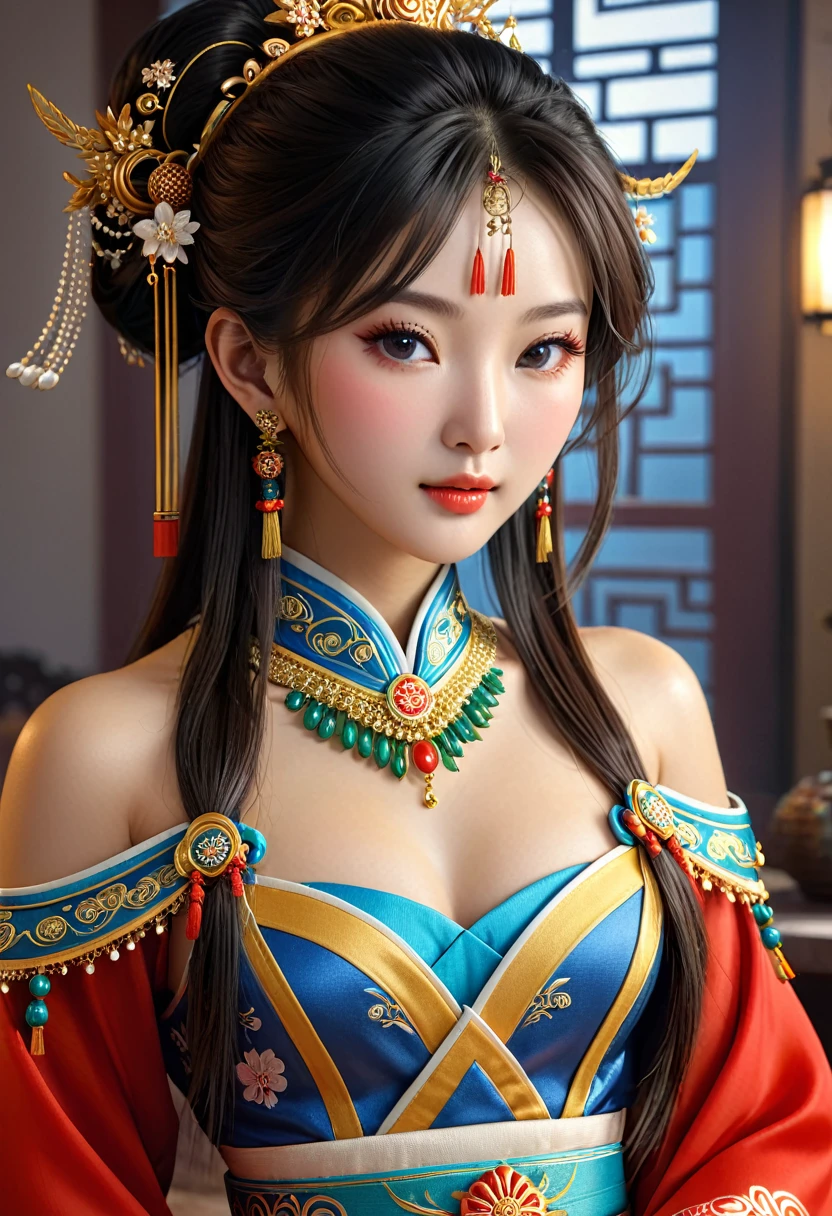 hlm lindaiyu 1girl beleza chinesa((melhor qualidade)), ((obra de arte))ultra alta resolução, (fotorrealista:1.4),Resolução 4K Detalhes faciais requintados