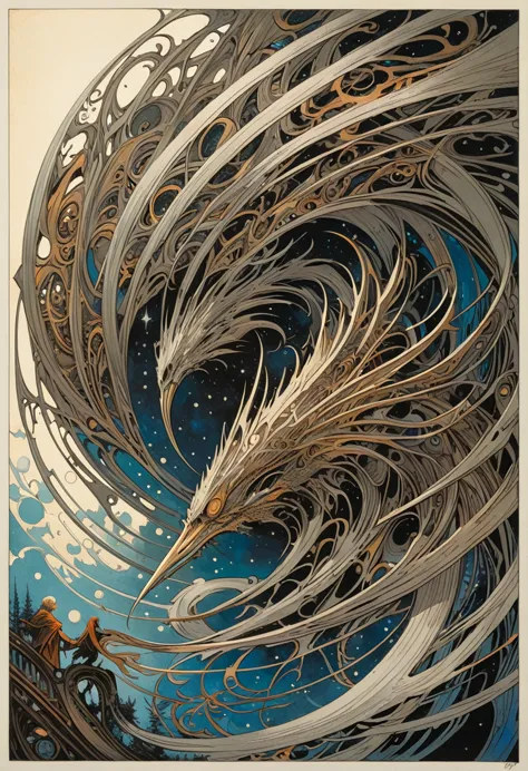 Aaron Horkey&#39;s painting depictysterious Landscape Photography,Luminous oil painting style，IncRedible futuristic images appea...