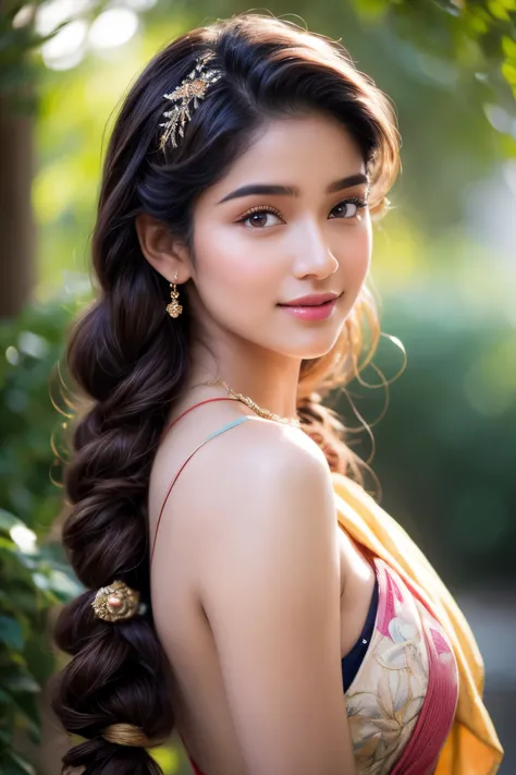 A breathtakingly beautiful 18-year-old girl named Anikha, who is the epitome of elegance and charm. She stands out as the centra...