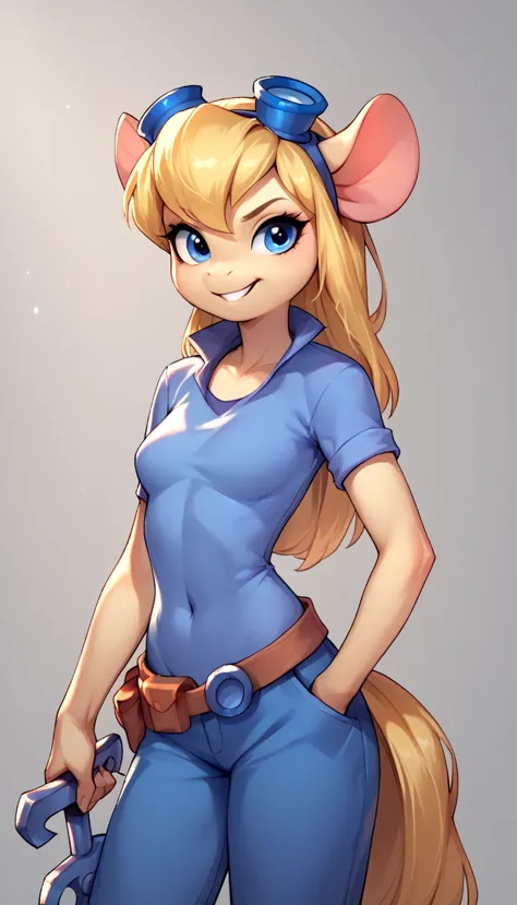 score_9, score_8_up, score_8, score_7_up, score_6_up, source_furry, source_pony, anthro mouse gadget hackwrench, gadget hackwren...