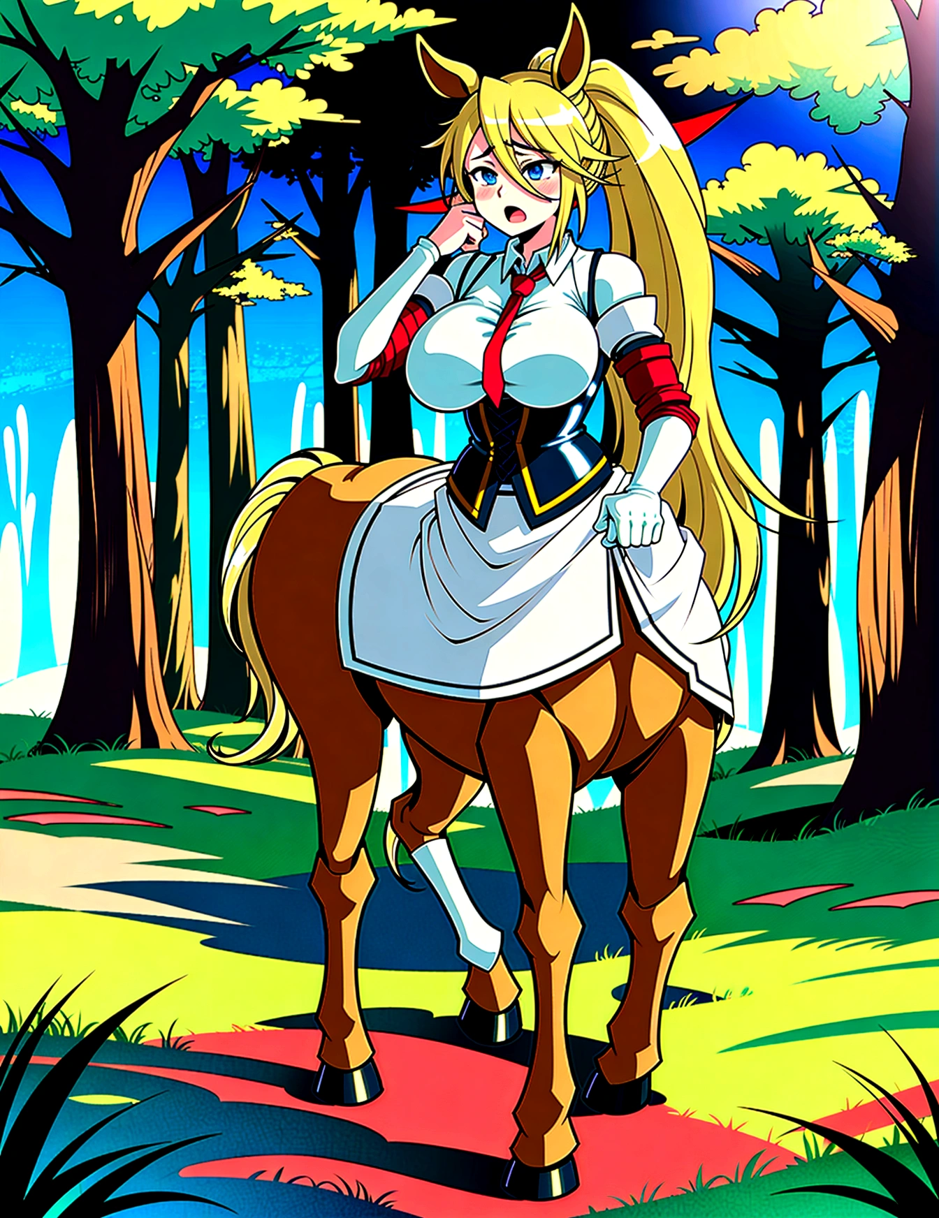 Anime centaur.1 girl. cutie. centaur girl, Half man. monster girl - SeaArt  AI