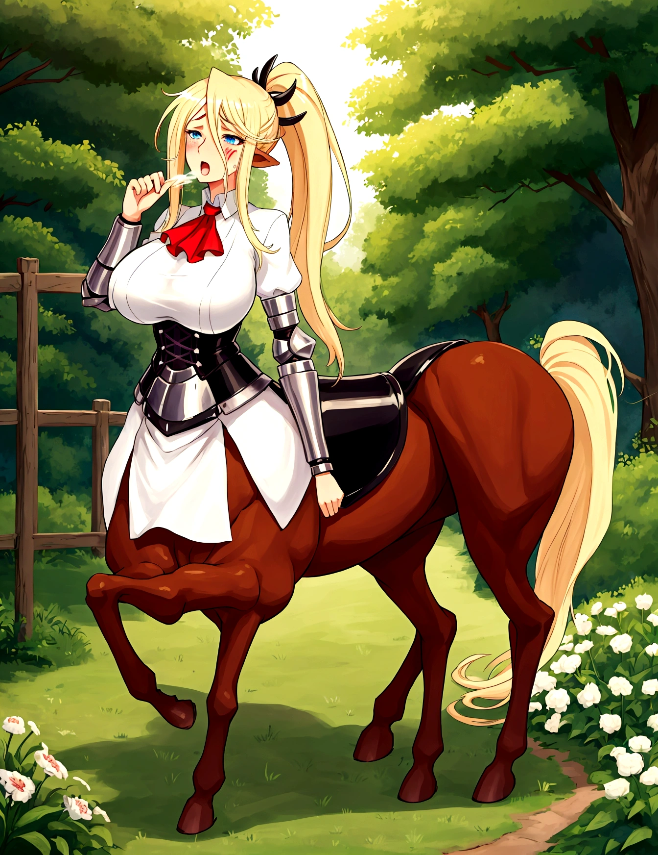 Anime centaur.1 girl. cutie. centaur girl, Half man. monster girl - SeaArt  AI