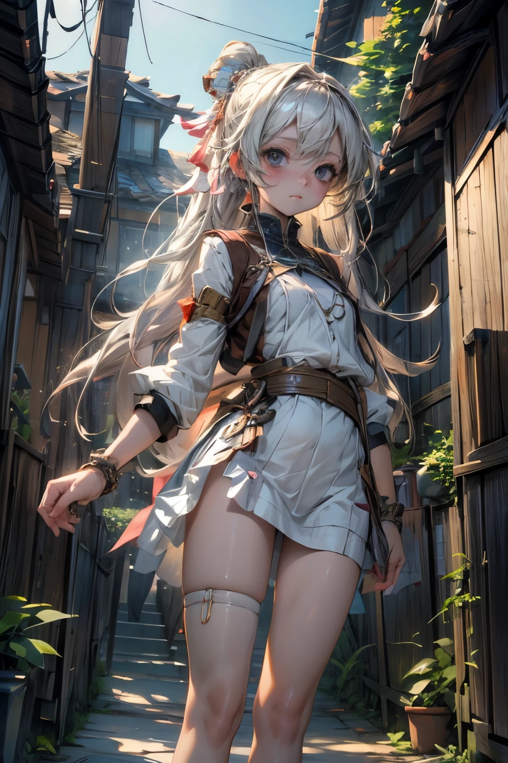 masterpiece, best quality, extremely detailed CG unity 8k wallpaper, 顔のクローズアップ, cute girl, morning, 