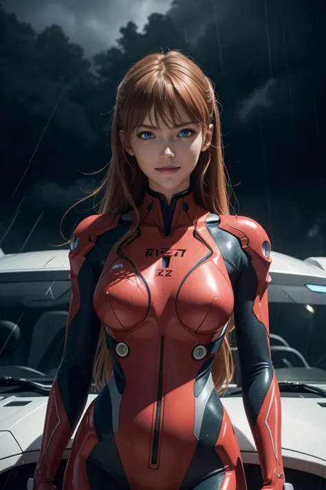 Evangelion,Asuka Langley,blue eyes,Plug Suit,Bodysuits,Interface Headset,赤いBodysuits,Ultra HD,super high quality,masterpiece,Dig...