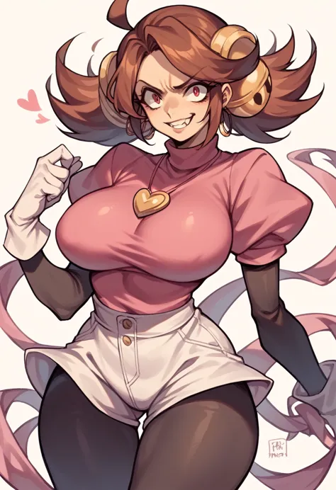 mad mew mew (undertale)hentai very big breasts sexy breasts out very big tits wearing only tight black leggings shorts