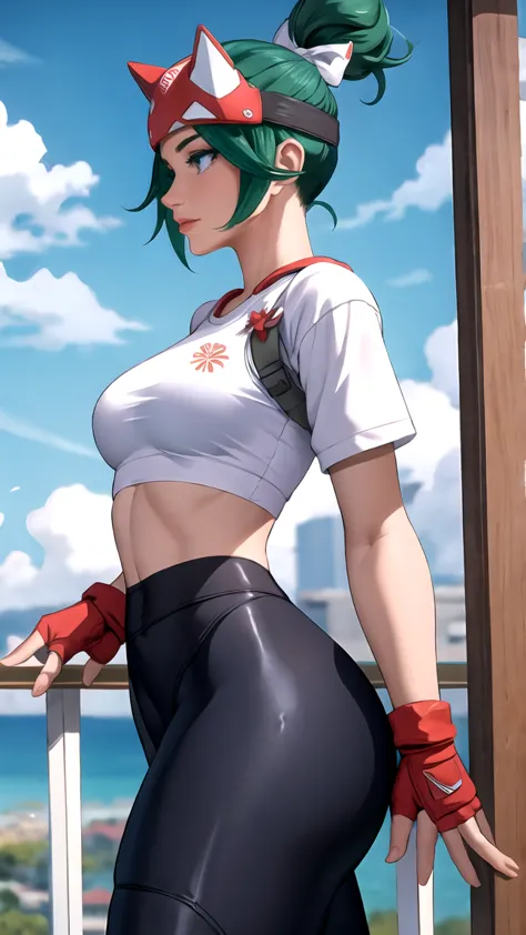 masterpiece:1.4, best quality
kirkiko, side angle, life, croptop, yoga pants