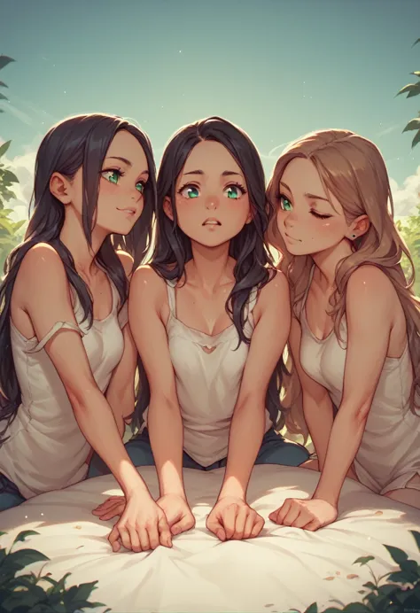 three girls