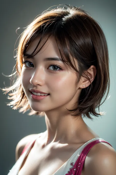 1 girl,(wearing colorful stage costume:1.2),very beautiful japanese idol portrait,close up of face,(RAW photo,best quality),(rea...