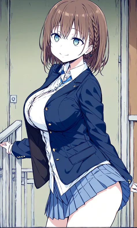 Tawawa on Monday,Ai-chan,Big Breasts,shoot from side,looking away - SeaArt  AI