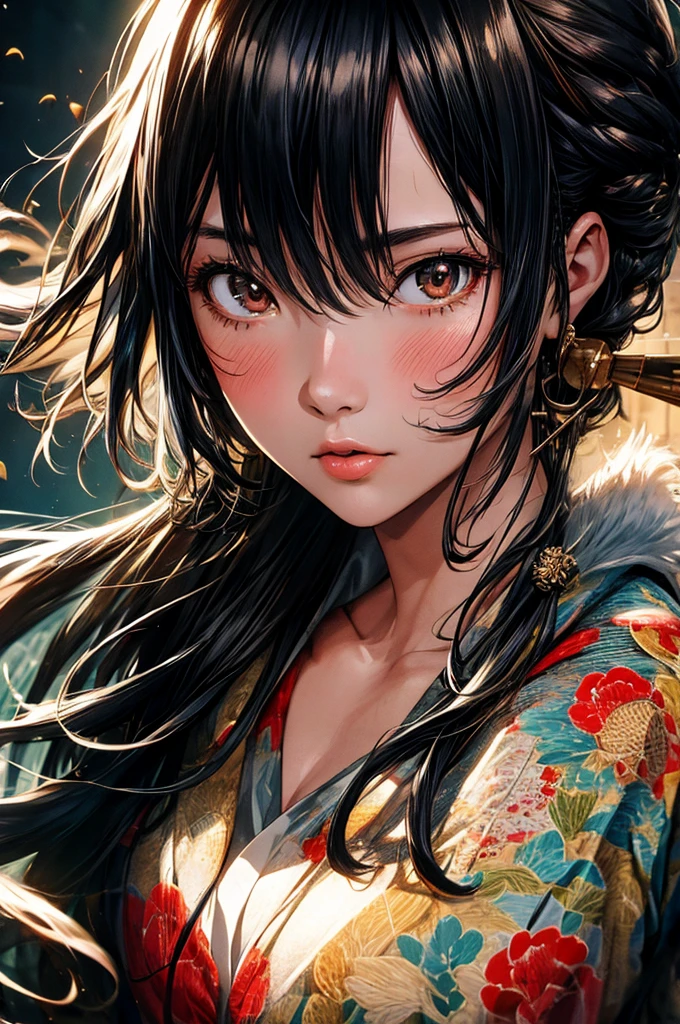 One girl, alone, Chizuru, See more KatsumiStyle, High resolution, High resolution, (((Highest quality, masterpiece))), Ultra-detailed illustrations, [Highly detailed face], (Cowboy Shot)