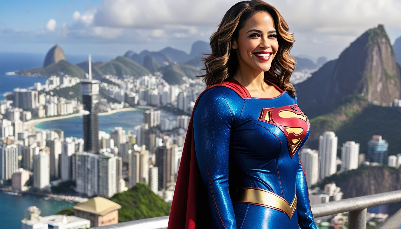 Super sexy breasts.; (((Rio de Janeiro City sky))); MARVEL CINEMATIC  UNIVERSE - SeaArt AI