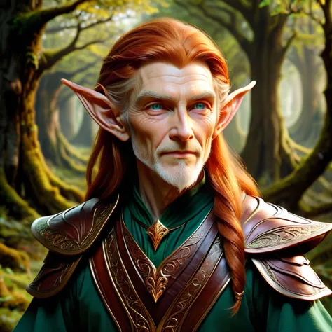 half elf: Physical Appearance:
•	Age: 70 (appears to be in his late 20s due to elven heritage)
•	Height: 5'9" (175 cm)
•	Build: ...