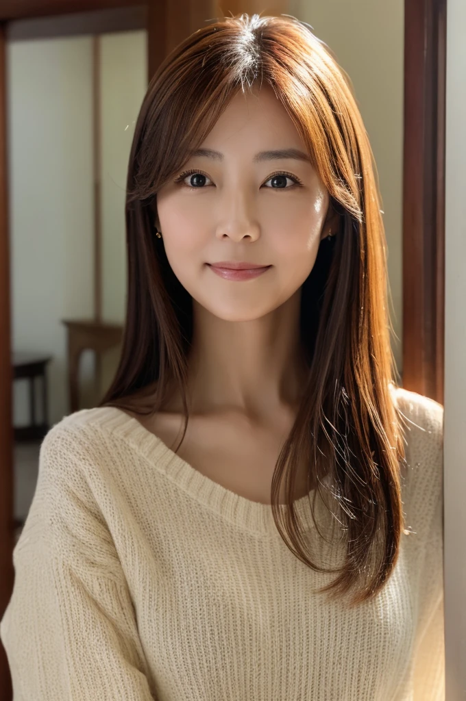 (Highest quality)), ((masterpiece)), (detailed),Perfect Face,Japanese,Mature Woman,Upper Body