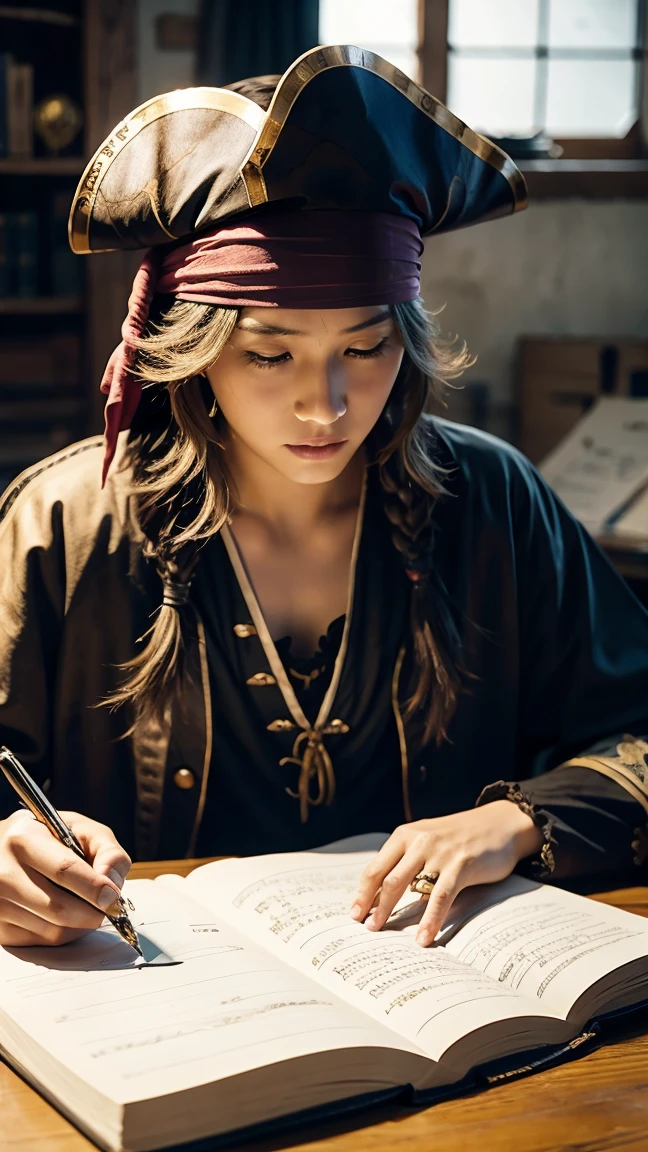 pirate、Writing a logbook