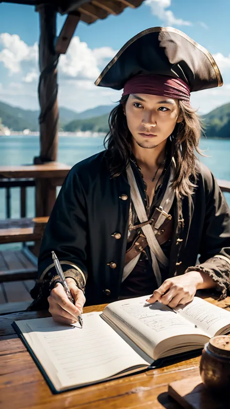pirate、Writing a logbook