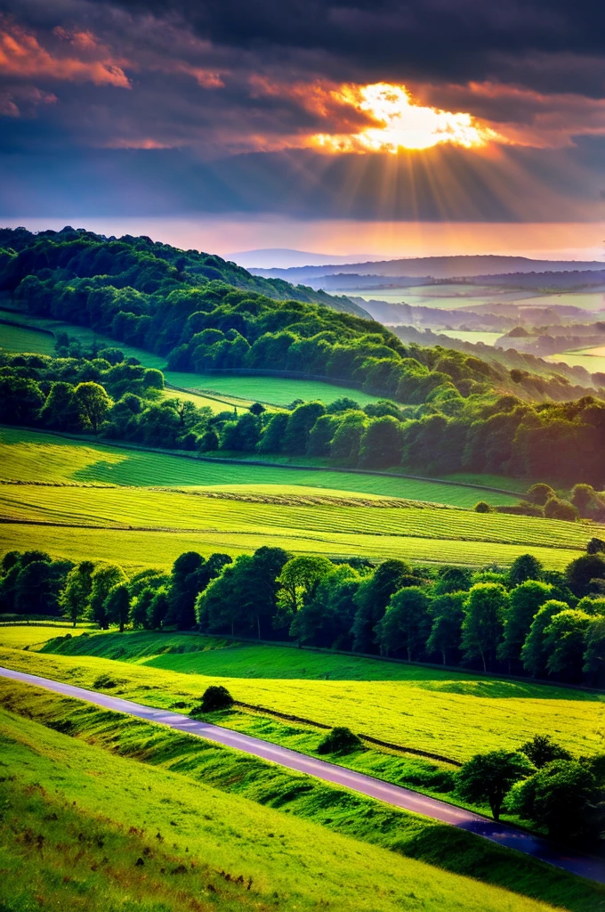 Ursprüngliche Landschaft，Himmel und Wolken，Tyndall-Effekt，eine Landstraße，Bunter Heißluftballon，Tyndall-Effekt，Tyndall-Effekt，hochwertige Desktop-Hintergrundbilder, Grüner Wald, Detaillierte Feldeigenschaften, wunderschöne englische Landschaft, atemberaubende Landschaft, Hügellandschaft, Landschaft Tapete, Üppige Landschaft, Grüne Wälder, atemberaubende Landschaft, grüne Felder im Hintergrund, Hochwertige Tapeten, Schöne Tapeten，ultrahohe Qualität，Ultra HD，ultrahohe Auflösung