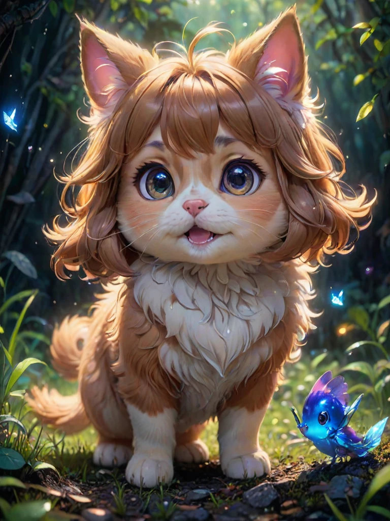 anime artwork a cute animal, no human, a lot of little details, by ayami kojima, smooth shading, 8k, cinematic composition, octane render, concept art, trending on artstation, digital painting, anime, disney, pixar, 8k, hd, dof, kodak film, volumetric lighting, subsurface scattering, photorealistic, octane magical  holography, [prompt] anime style, key visual, vibrant, studio anime,  highly detailed寝てる