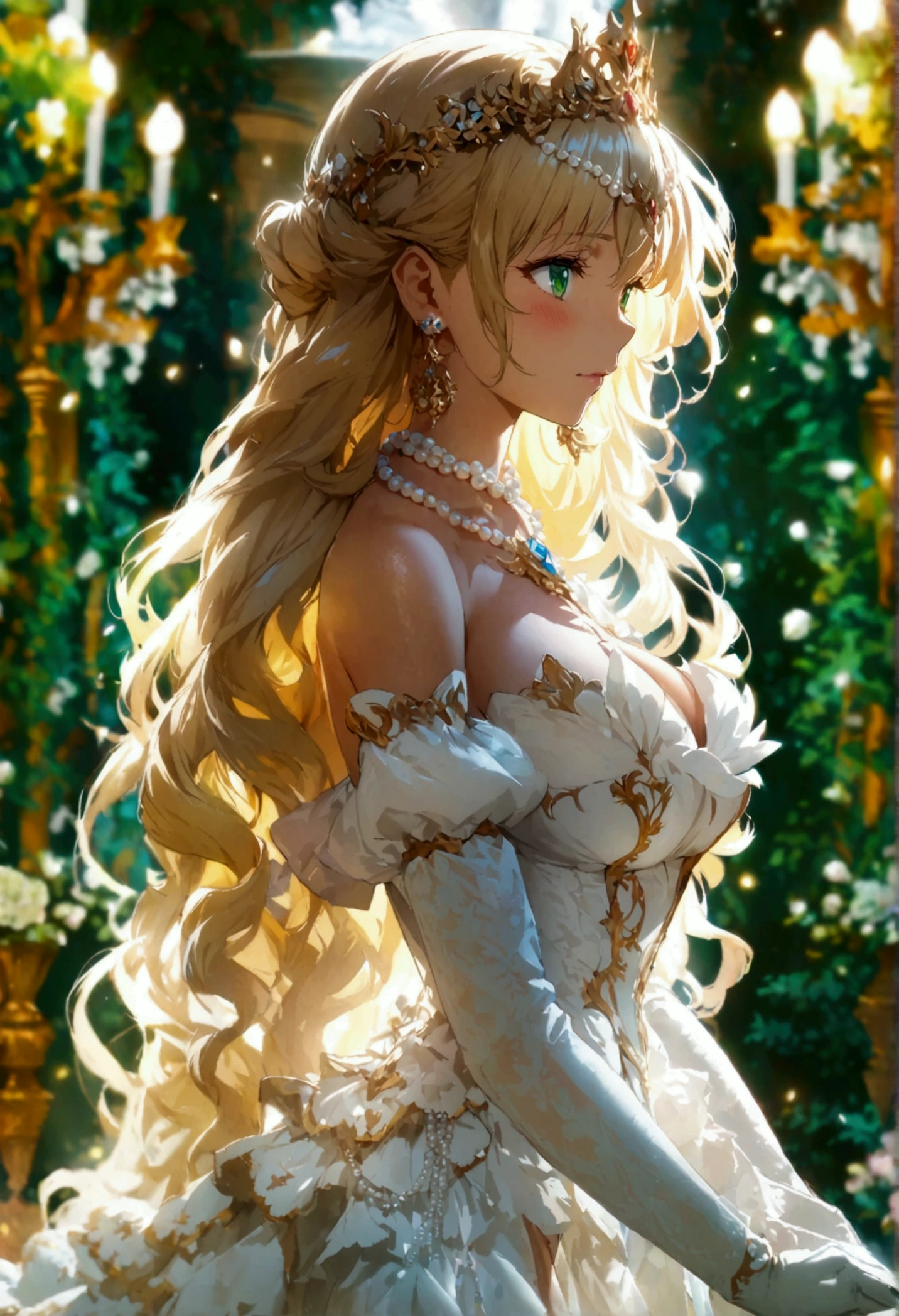 Anime-Serie. 1 Mädchen. hübsches Mädchen. Prinzessin. blonde. lange Haare. welliges Haar. grüne Augen. wunderschöne Augen. perfekte Augen. ausdrucksstarke Augen. Blinde Augen. Blind. Das ideale Gesicht. 16 Jahre. Sitzende Brust.((riesige Brüste)). Ideale Anatomie. schöne lange Beine. Luxuriöses weißes Kleid. weiße Strümpfe. Schuhen mit hohen Absätzen. Weißer Stock. Krone. Perlenkette. Hübsche Ohrringe. Weiße Handschuhe. Hoch erhobenen Hauptes in der Kälte. Sie steht auf der Straße. Im Schlossgarten stehen. Wunderschönes Charakterdesign. Glänzende Haut. ganzer Körper. offizielle Kunst. Hochdetailliertes CG Unity 8k-Hintergrundbild. Ideale Beleuchtung. 超Hohe Auflösung4K. Ultrahochauflösend 8K. Hohe Auflösung.Höschen blinkend,Nicht für die Arbeit geeignet