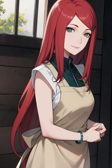 {-erro_de_anatomia:1.0} kushina, kushina, long hair, hair ornament, red hair, red head, hairclip, (grey eyes:1.5), BREAK shirt, ...