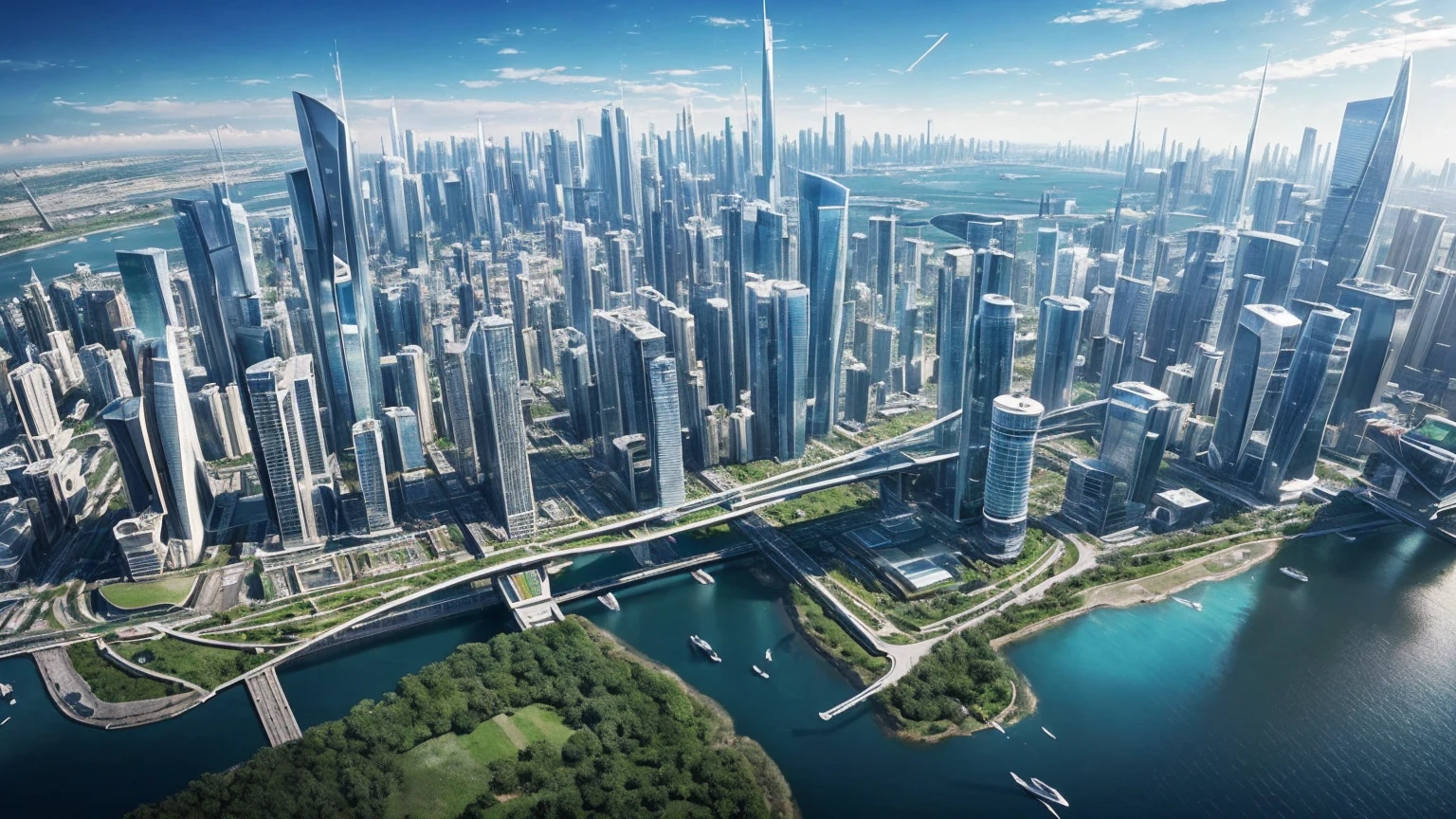 (Best quality,4K,8K,A high resolution,Masterpiece:1.2),Ultra-detailed,(Realistic,Photorealistic,photo-realistic:1.37),Futuristic floating city,Futuristic technology,Huge urban high-tech tablet platform,Airship,Floating in the sky,Futuristic city,Small airships around,High-tech hemispherical platform,Colorful lights,Advanced architecture,modernn architecture,skyscrapper,Access the cloud,Scenic beauty,view over city,Impressive design,Blend seamlessly with nature,energetic and vibrant atmosphere,Futuristic transportation system,Parking is suspended,Transparent path,Lush greenery,Sky gardens,cascading waterfalls,Magnificent skyline,reflections on the water,Sparkling river,Architectural innovation,futuristic skyscrapers,Transparent dome,The shape of the building is unusual,Elevated walkway,Impressive skyline,Glowing lights,Futuristic technology,Minimalist design,Scenic spots,Panoramic view,Cloud Piercing Tower,Vibrant colors,epic sunrise,epic sunset,Dazzling light display,magical ambiance,The future city,Urban Utopia,LuxuryLifestyle,Innovative energy,sustainable development,Smart city technology,Advanced infrastructure,Tranquil atmosphere,Nature and technology live in harmony,Awesome cityscape,Unprecedented urban planning,Architecture connects seamlessly with nature,High-tech metropolis,A cutting-edge engineering marvel,The future of urban living,Visionary architectural concept,Energy-efficient buildings,Harmony with the environment,A city floating above the clouds,Utopian dreams become reality,The possibilities are endless,State-of-the-art transportation network,Green energy integration,Innovative materials,Impressive holographic display,Advanced communication system,Breathtaking aerial view,Quiet and peaceful environment,Modernist aesthetics,Ethereal beauty