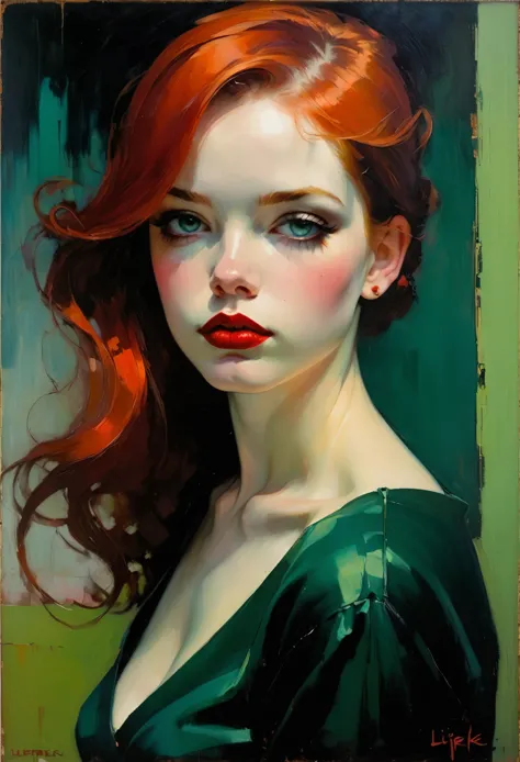 malcolm liepke&#39;s painting depicts a sexy illustration of an elegant samurai, the beauty of riot games concept art, weird, mo...