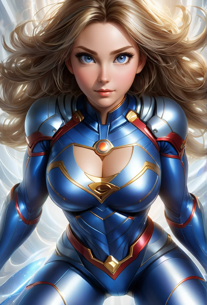 portrait of {Naomi Russell (Super Girl)}, Action {Face sitting SD1.5 (Girl sitting}, smooth soft skin, big dreamy eyes, big-ass, swollen vagina, cute hair, whole body, symmetrical, eyes wide open anime, soft lighting, face detailed, por Makoto Shinkai, stanley artgerm lau, Opa, Rossdraws, conceptual artwork, digitalpainting, looking at the camera