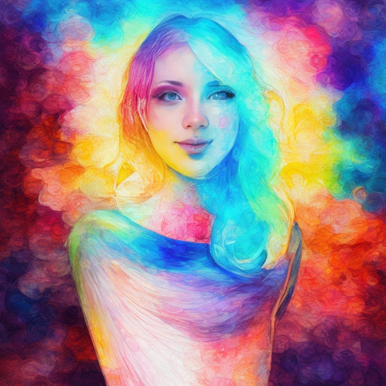 a painting of a woman with colorful paint on her face, watercolor detailed art, rossdraws pastel vibrant, watercolor colored painting, painted in bright water colors, watercolor artstyle, colorful watercolor painting, dripping with color, intense watercolor, colorful watercolor, colorful art, watercolor art, vibrant watercolor painting, watercolor digital painting, watercolor painting style, vibrant watercolor, watercolor style, watercolor painting
