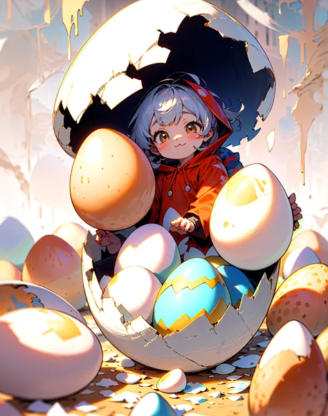 , rich and colorful,
1 girl,  (toddlers_child:1.3)small
(red cliff:1.2),(dwarf,dwarf,:1.2)messy_hair,,ahog,
( chicken kigurumi,:...