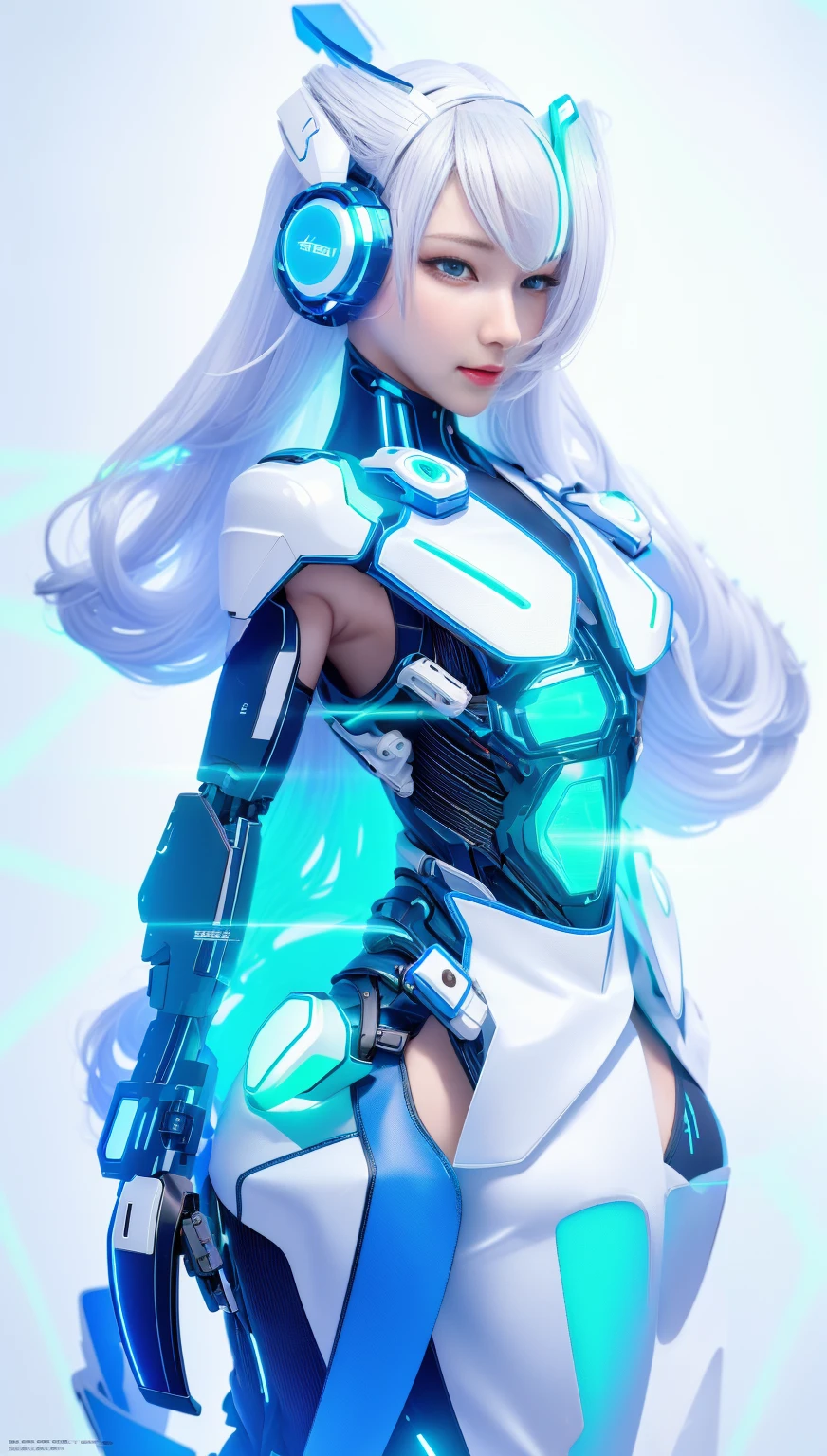 Jay super details, High Detail, high quality, best quality, High resolution，1 female robot，Beautiful female robot,beautiful clear face(Rain waves_haneame：1.5), , (Blind box toy styles:1.2), (full-body shot) , 1 Transparent Girl,Transparent mecha, Exquisite helmet:1.2, Phosphorescent goggles:1.2, cyberpunk, dreamy light, bright neon light, Clean, White background, ( Full-area lighting, Ray tracing, north african trade zone, Unreal rendering,Reasonable design, high detail, On the table, best quality, Ultra high quality, movie lighting)