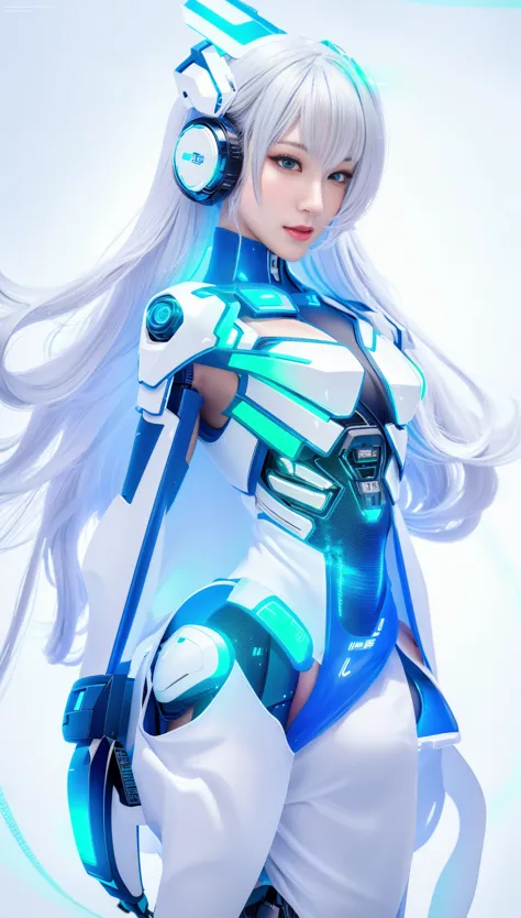 jay super details, high detail, high quality, best quality, high resolution，1 female robot，beautiful female robot,beautiful clea...