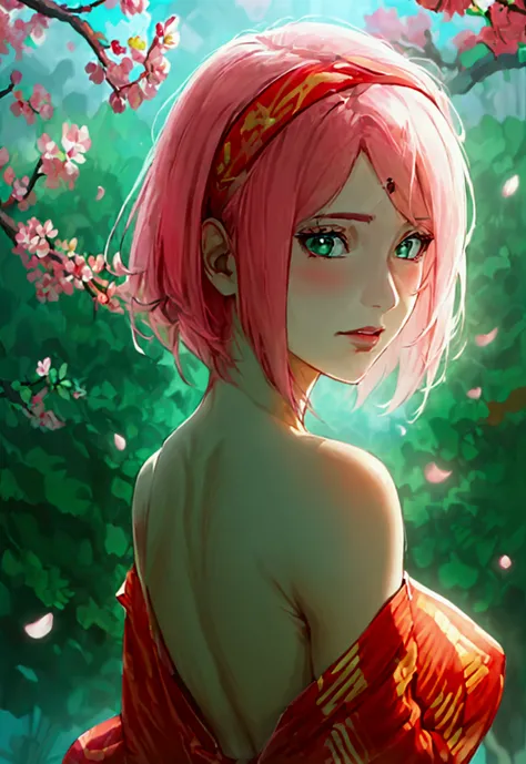 Sakura Haruno , NSFW, green eyes, (Best Quality), nude - SeaArt AI