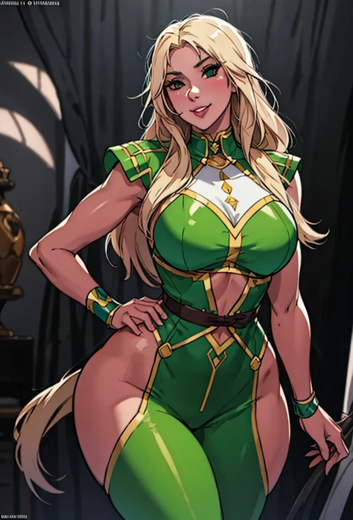 mdjrny-v4 style portrait of a female leprechaun, voluptuous, gorgeous detailed face, mischievous smirk, ample hips, insanely detailed accentuated big booty, mature, great aesthetics, perfect anatomy, well proportioned body, intricate, elegant, highly detailed, digital painting, artstation, concept art, smooth, sharp focus, illustration, art by artgerm and Greg Rutkowski and alphonse mucha, 8k, High-quality, insanely detailed,