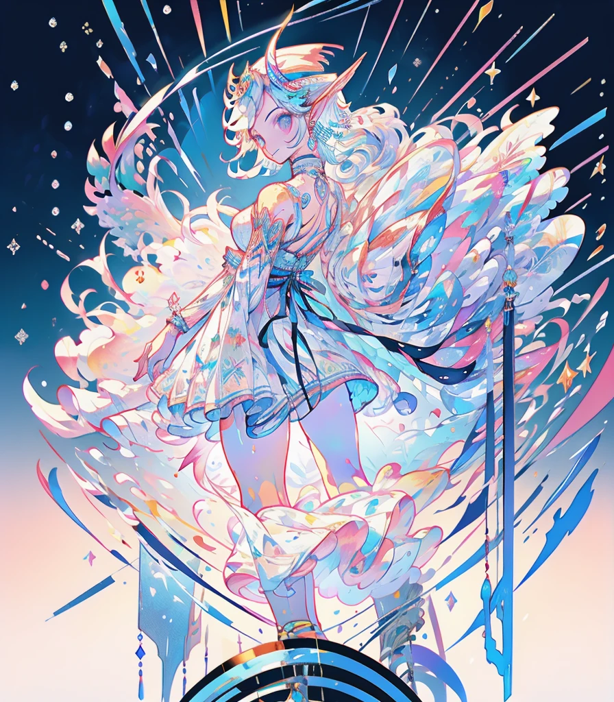 masterpiece, super high quality, ( 非常にdetailedなオリジナルイラスト),ice elf, Medium length elven ears, Pointed Ears,Around the ice, Frosty Theme,( 輝く黄colorい目:1.2), A light, cold smile, Arrogant look, Sexy Russian costume, blue crystal jewelry, Ice blue glowing tattoo,detailed,Realistic,4K High Definition,Mappa Studio,masterpiece,Highest quality,Official Art,figure,Clear lines,(nice_color),Perfect composition,Fantasy,Concentration,The rule of thirds