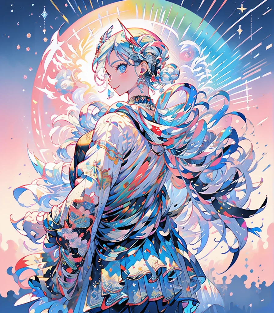 masterpiece, super high quality, ( 非常にdetailedなオリジナルイラスト),Ice Princess,Around the ice, Frosty Theme,( 輝く黄colorい目:1.2), A light, cold smile, Arrogant look, Sexy Russian costume, blue crystal jewelry, Ice blue glowing tattoo,detailed,Realistic,4K High Definition,Mappa Studio,masterpiece,Highest quality,Official Art,figure,Clear lines,(nice_color),Perfect composition,Fantasy,Concentration,Front facing