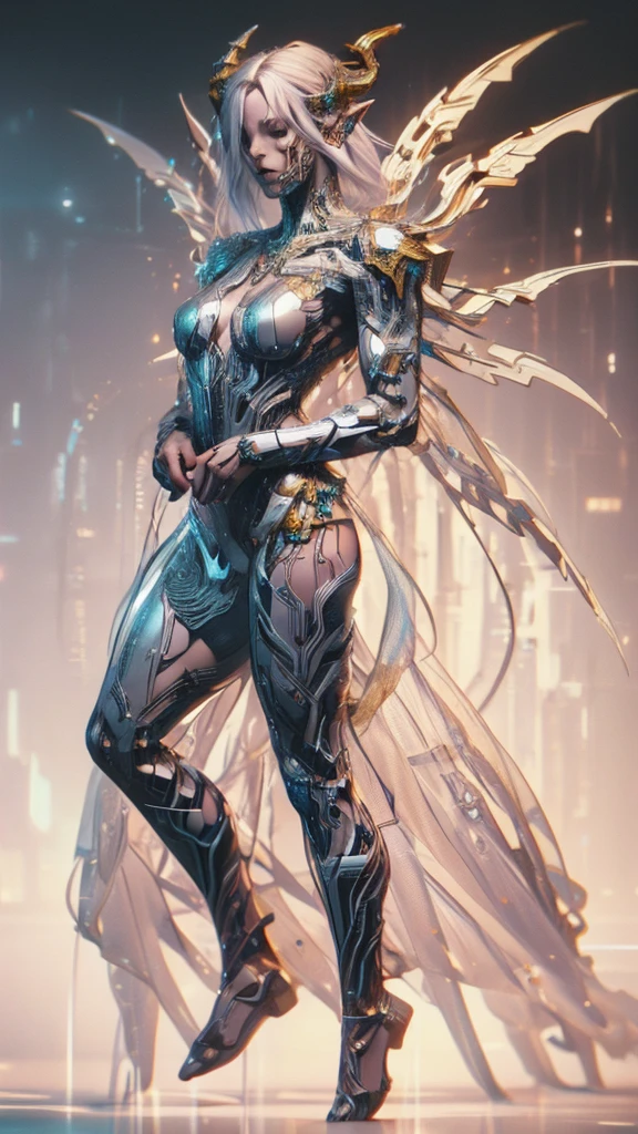 a drawing of a man with a white body and a gold chest, detailed full body concept, silvery skinned male elf, fit male demon with white horns, full body concept, hyperdetailed fantasy character, muscular character, detailed full body concept art, heroic masculine pose, detailed full body, white armor, perfectly shaded body, concept art of god, heroic fantasy character concept