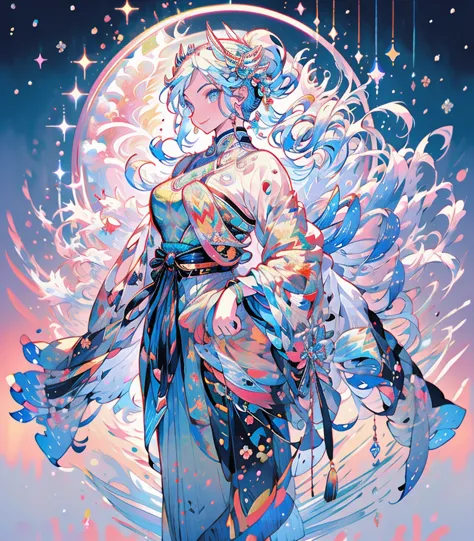 masterpiece, super high quality, ( 非常にdetailedなオリジナルイラスト),Ice Princess,Around the ice, Frosty Theme,( 輝く黄colorい目:1.2), A light, ...