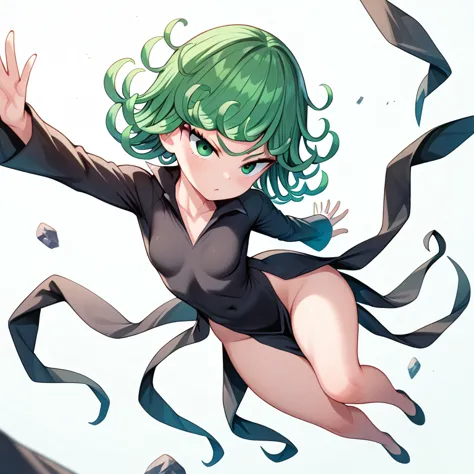 a woman flying, tatsumaki, tatsumaki, tatsumaki, big boobies