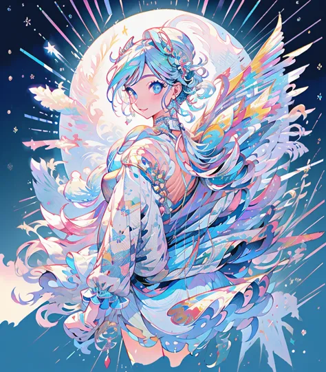 masterpiece, super high quality, ( 非常にdetailedなオリジナルイラスト),1 person,Ice Princess,Around the ice, Frosty Theme,( 輝く黄colorい目:1.2), ...