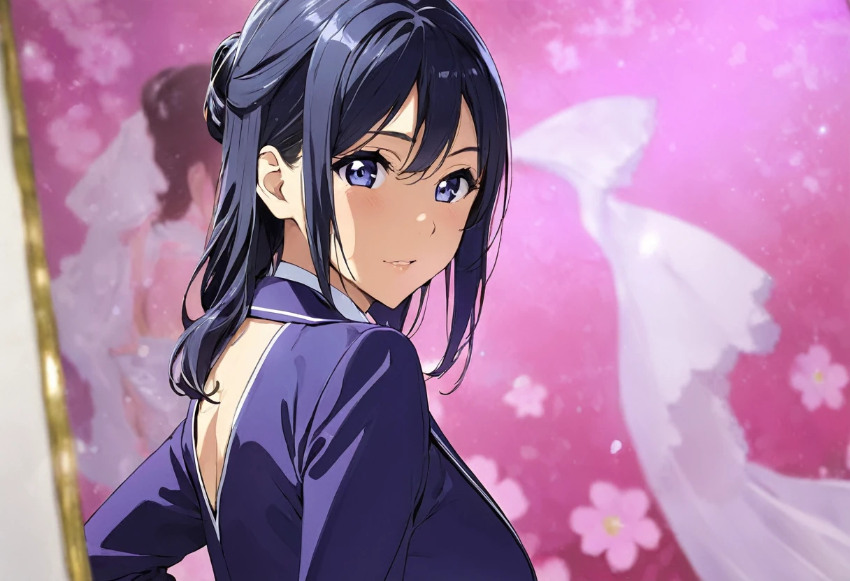 Love Live adult Kanan Matsuura, masterpiece, highest quality, gloss, fantastic background, attire random