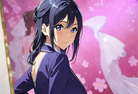 love live adult kanan matsuura, masterpiece, highest quality, gloss, fantastic background, attire random