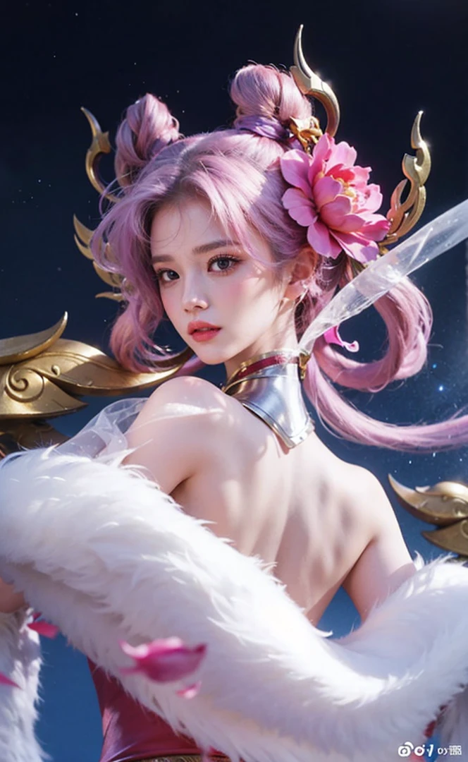 un primer plano de una niña o una mujer, Cabello detallado , big booobs ,  cinemática de los portadores de sombras, Fantasía de detalle 4k, una hermosa emperatriz de fantasía, juego cg, fantasía xianxia, xianxia hero, 2. 5 d cgi anime fantasía obra de arte, Primer plano de la diosa cinematográfica., ruan jia and artgerm, wow Fantasía de detalle 4k, personaje de fantasía hiperdetallado, alta definición, hiperdetallado,perfecto, fantástico, textura detallada de la piel facial y corporal, detalle vagina (coño), detalle ojos, detalló todo.