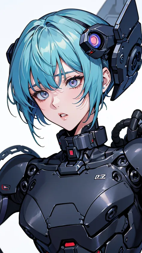 最高masterpiece、anime、Cool humanoid robot ((Highest quality)), ((masterpiece)), (detailed),Neutral face、Short Hair、Tall、NSFW、sex、w...