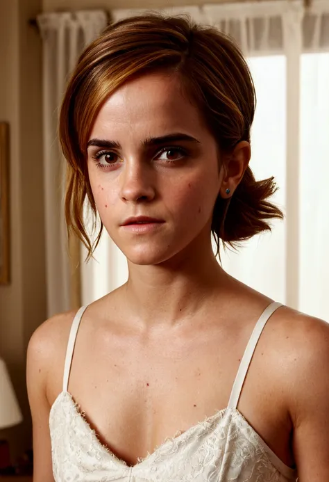 Emma watson Completely naked Bedroom - SeaArt AI