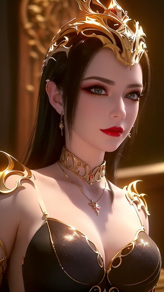 "An extremely beautiful queen,(best quality,4k,highres,masterpiece:1.2),ultra-detailed,(realistic,photorealistic,photo-realistic:1.37),full body,