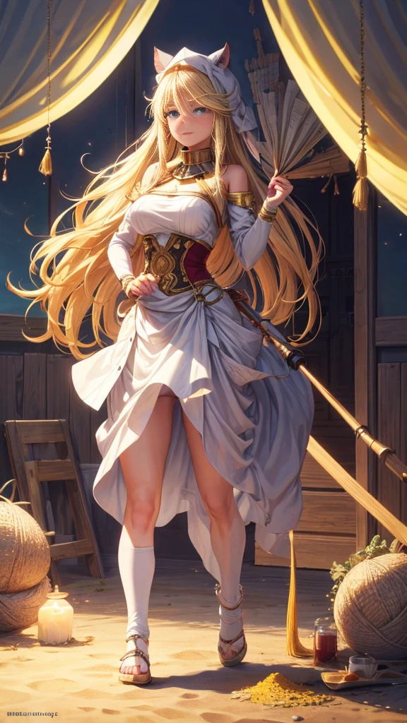 1 girl. Ketaur. Cold. Allergy. Hay fever. Runny nose. Nasal mucus. Snot. Sneeze. Full height. Full body. Blonde. Long hair. Blue eyes. Snotty nose. Snot from nose. Slave. Slave collar. Extremely detailed CG Unity 8k wallpaper. Ideal lighting. Ultra high resolution 4K. Super detailed 8K resolution.