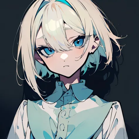 perfect, masterpiece, anime trap, trap, femboy, cute femboy, kawaii, front facing, medium hair, platinum blonde hair, light blue...