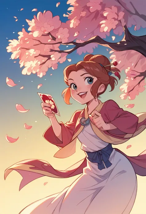 cherry blossoms (de cherry blossoms card captor) like a disney princess