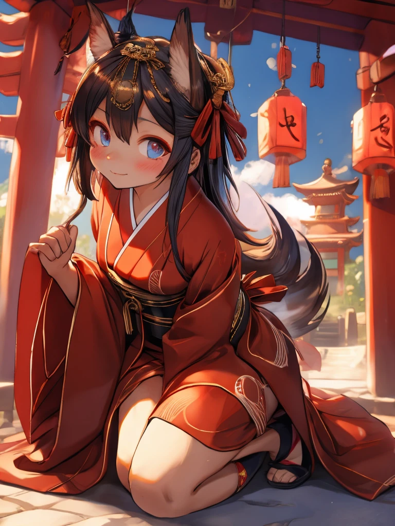 Horny girl japanese shrine costume add_detail 