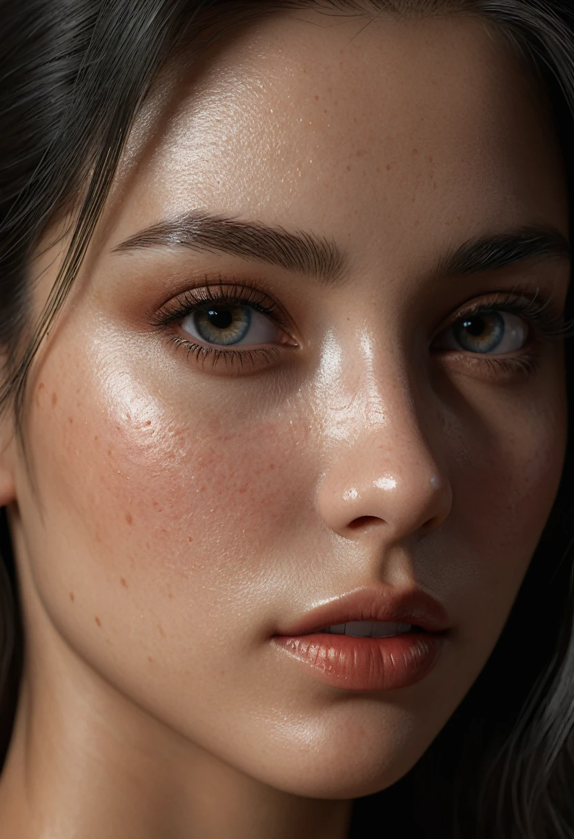 1 woman, submissive girl, detailed skin, skin detail, (best quality,4k,8k,highres,masterpiece:1.2),ultra-detailed,(realistic,photorealistic,photo-realistic:1.37),dramatic lighting,