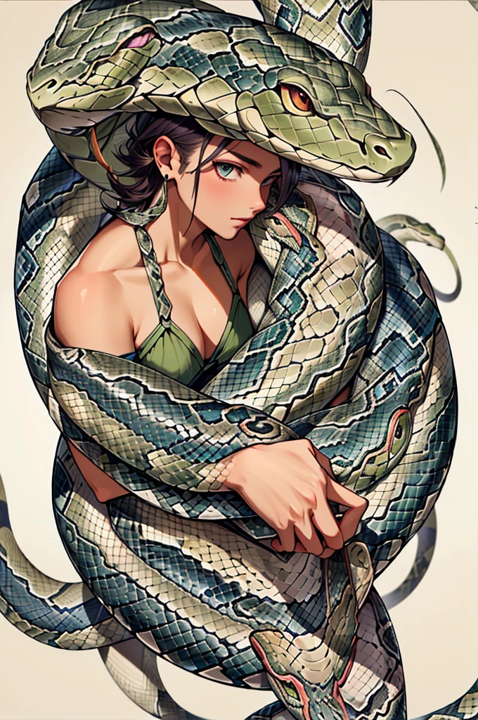 ((best quality)), ((masterpiece)), (detailed), snake with wings, transcalent blue scales, animal, snake, serpent